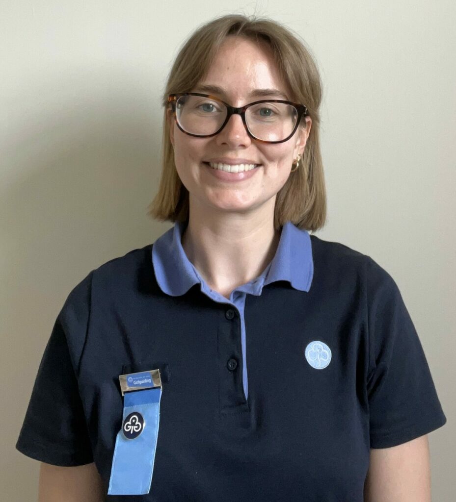A picture of Robin, a volunteer with Girlguiding Edinburgh.